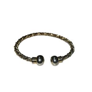 Vintage Native Morocco Twisted Magnetic Copper Cuff Unisex Bracelet